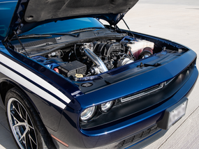 Side view of the RIPP supercharger system components, designed for optimal performance and durability secondary