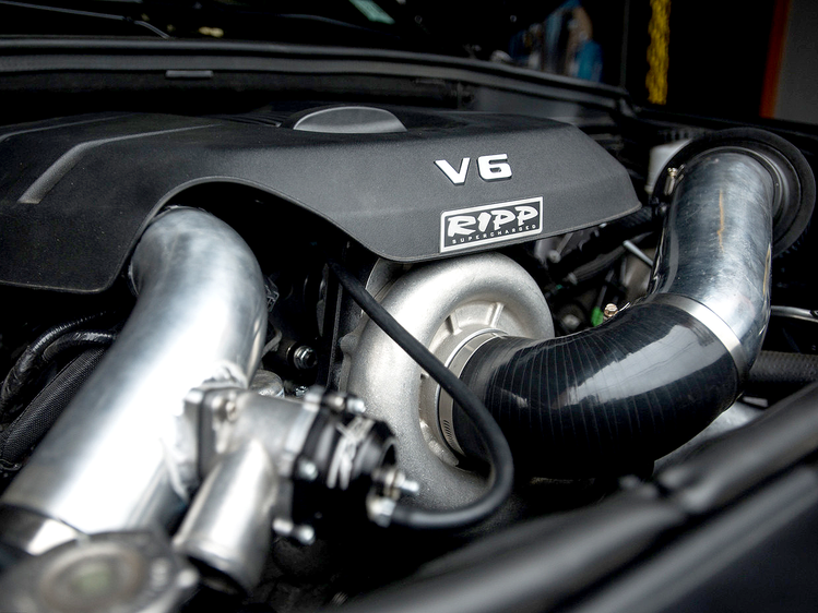 RIPP supercharger system components, highlighting quality craftsmanship and efficient design