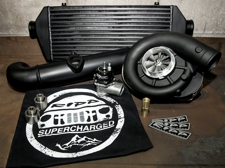 Complete RIPP supercharger system with all components displayed, ready for installation and performance upgrades