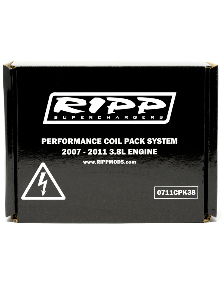 Retail packaging of high-performance coil packs, ready for shipping and installation