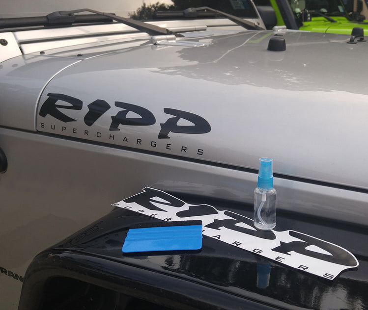 RIPP Hood Decal Kit side view