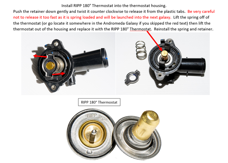 Pentastar 3.6 180 degree Thermostat