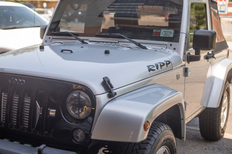 RIPP Hood Decal Kit front view