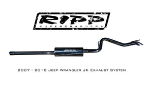 2007 - 2018 Jeep Wrangler JK Catback Exhaust Kit secondary
