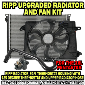 RIPP Upgraded Radiator and Fan kit - Dodge Charger, Challenger, 300 main