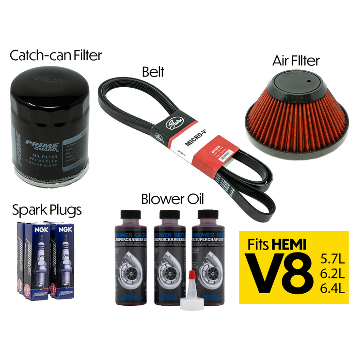 RIPP Supercharger V8 Tune-Up Kit