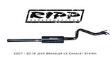 2007 - 2018 Jeep Wrangler JK Catback Exhaust System